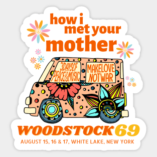 Woodstock69 How I Met Your Mother Sticker